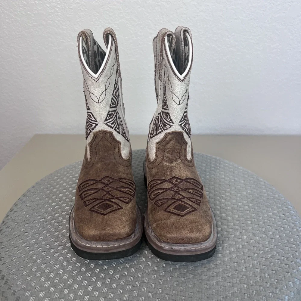 Dan Post Kids Lil Kite Days‎ Western Boots Youth 12 D Cowboy Ranch Outdoor